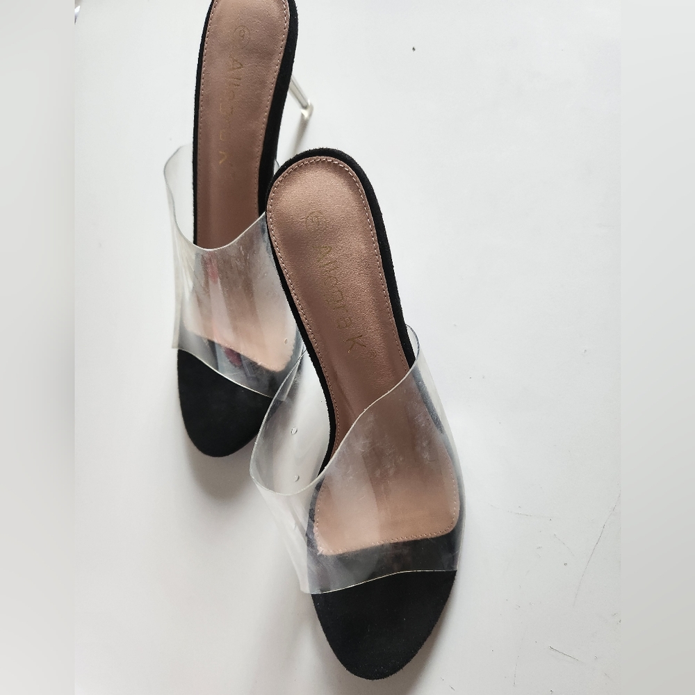 Women's Clear High Heel Shoes Size 9  Allegra K new with box